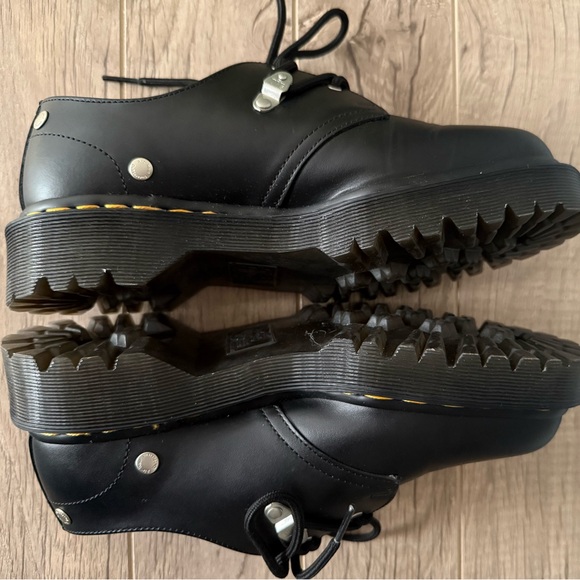 Dr. Doc Martens 1461 Bex Stud Black Leather 3-eye Oxford Size Men 7 / Women 8 - Picture 5 of 11